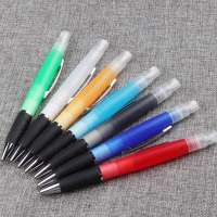 Hot sales 3ml size empty bottle hand sanitizer plastic spray ball pen with custom logo