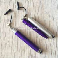 Mini capacitive Screen touch pen with earphone jack