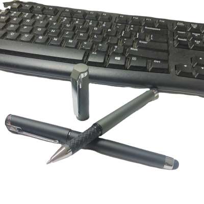 High Quality Business Gift Metal Clip Gel Pen with Stylus